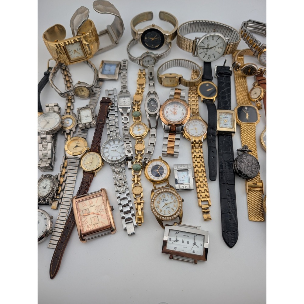 Three Pounds Women's Watch Lot- Guess, Timex. Mudd For Parts/Repair